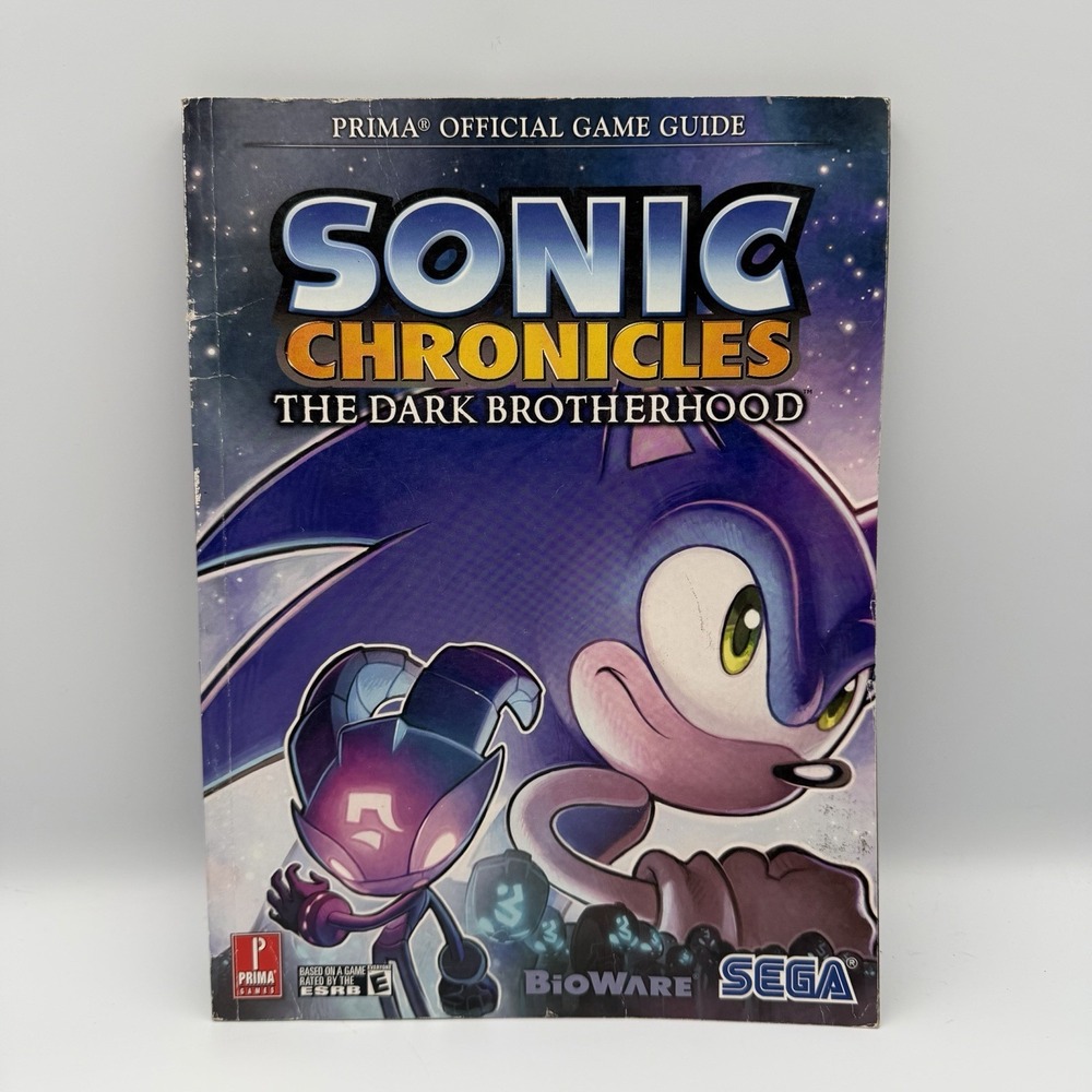 Sonic Chronicles The Dark Brotherhood Prima Strategy Guide Nintendo DS